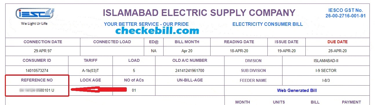 iesco-bill-reference-number-picture